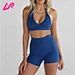blue workout set
